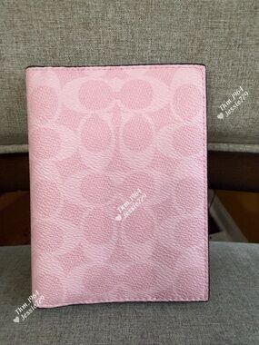 NWT！COACH Passport Card Case In Signature Canvas（CW170）fast shipping